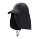 thumbnail image 1 of Sombrero para el Sol Sunnimix con Solapa en el Cuello Gris Oscuro, 1 of 8