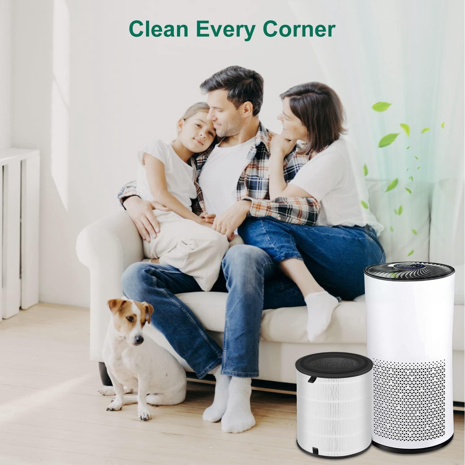 Levoit LV-H133 Air Purifier Filter Set with True HEPA & Activated Carbon, Compatible with LV-H133-RF