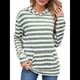 thumbnail image 1 of Camisas de Larga para Mujer, Sudaderas con Capucha y Bolsillo Tipo Canguro, Sudaderas de Otoño. Verde M, 1 of 10