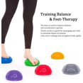thumbnail image 3 of Bolas inflables de media yoga, punto de masaje Fitball Ejercicios Entrenador Fitness Balance Bal Jormftte CPB-DE-SSW241-8, 3 of 5