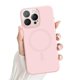 thumbnail image 1 of Funda magnética de silicona Newseego para iPhone 15 Pro Max, rosa, 1 of 7