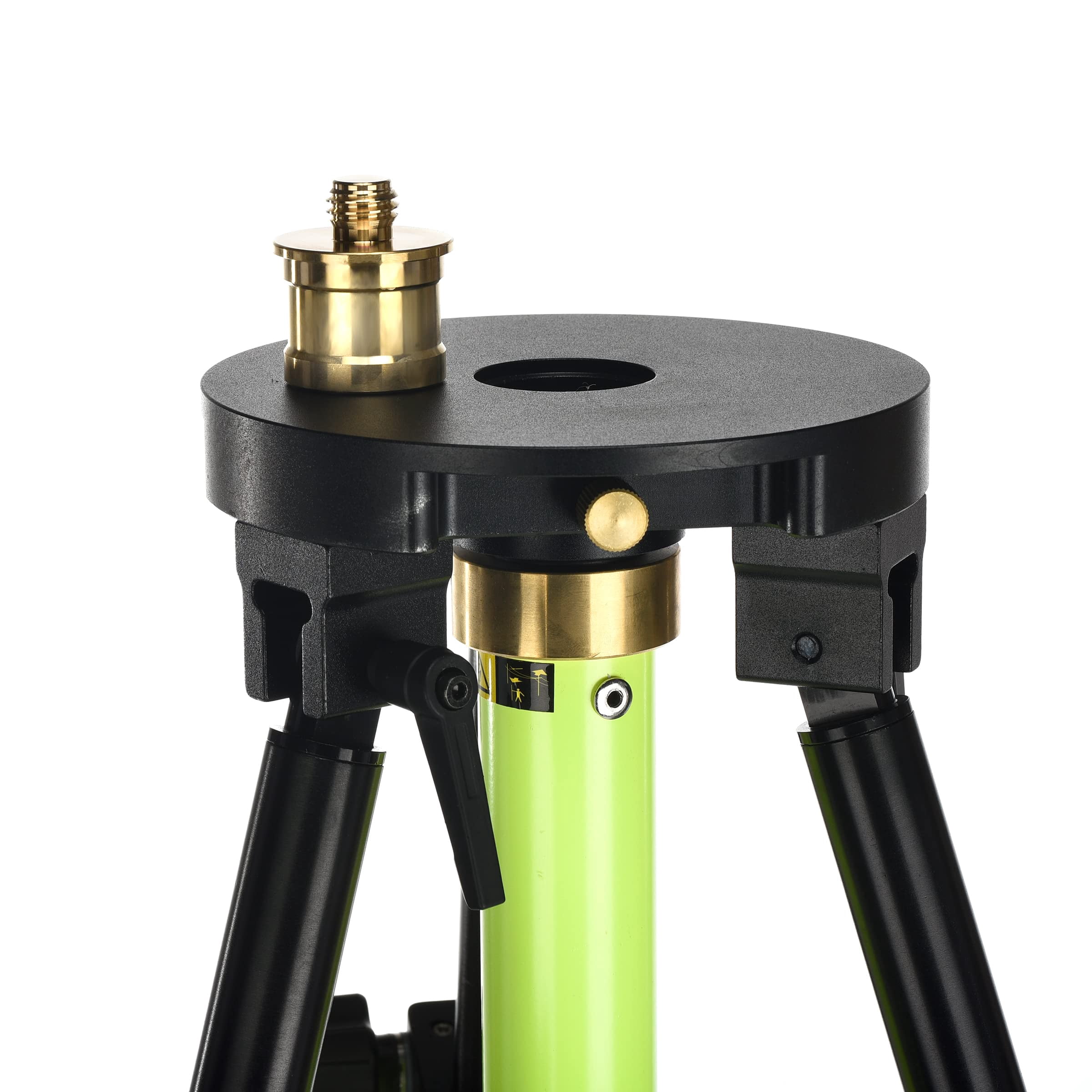 AdirPro GPS Antenna Tripod with Center Staff– Durable Aluminum Collapsible GPS Tripod, GPS Pole, Rover Rod – Twist Lock – Includes Hand Strap, Compass & Level Vial