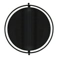 thumbnail image 4 of Kate and Laurel Baron Modern Pivot Mirror, 21 Inch Diameter, Black, Decorative Adjustable Wall Mirror, 4 of 7