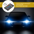 thumbnail image 4 of 2 bombillas T10 para coche, luces estroboscópicas LED COB RGB, luces de ambiente (negras), 4 of 7