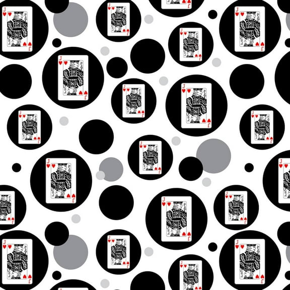 Playing Cards Jack of Hearts Premium Gift Wrap Wrapping Paper Roll Pattern