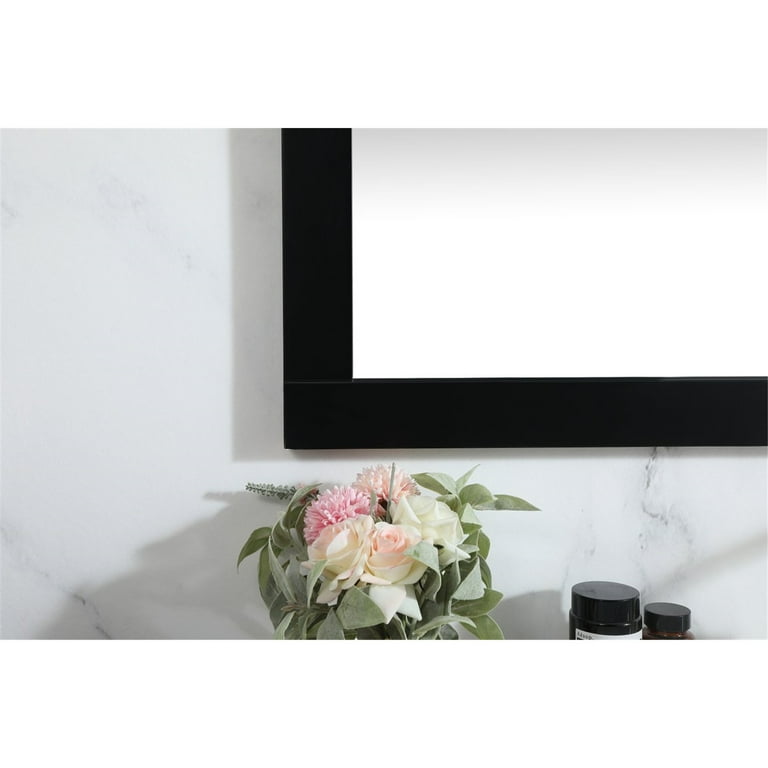 Flowers on Aqua Cosmetic Mirror Flowers on Aqua Cosmetic Mirror