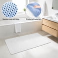 thumbnail image 4 of MTBLYS Alfombrilla antideslizante para bañera de 91 x 43 cm | Alfombrilla de ducha de PVC suave con orificios de drenaje y ventosas | Alfombrilla de secado rápido para bañera, 4 of 6