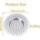 thumbnail image 2 of 2 pcs stainless steel drain strainer, 2 of 5