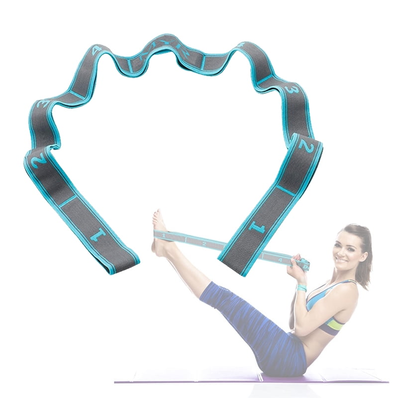 Stretching Strap with 12 Loops to Improve Flexibility for Fitness Details about   Yoga Strap 