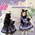 thumbnail image 2 of Vestido de Lolita de dibujos animados lindo de Sanrioed Kuromi Girl, vestido de tutú para fiesta de cumpleaños de primavera y otoño, vestido de niña para juego de rol, regalo de Halloween, 2 of 5