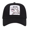 thumbnail image 1 of Gorra de béisbol con bordado de tiburones de anime para adultos, 1 of 4