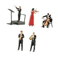 thumbnail image 4 of 5 figuras de músicos y personas musicales, figuras de juegos de rol, escala 1:64, adorno de escritorio de resina, personas pequeñas, figuras de, 4 of 9
