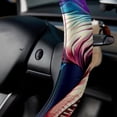 thumbnail image 5 of Dinosaur 14.5 Inch Printing PVC Leather Car Wheel Cover Steering Wheel Cover Steering Wheel Covers Auto Accessories, 5 of 6