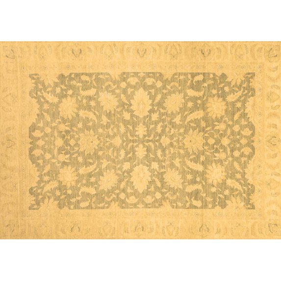 Ahgly Company Indoor Rectangle Oriental Brown Traditional Area Rugs, 6' x 9'