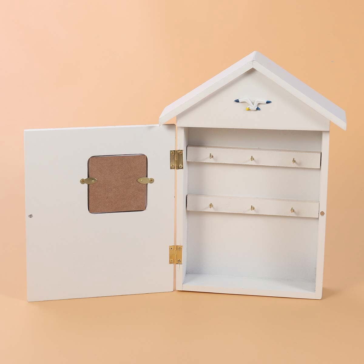 Raindrops Decorative Wall-Mounted Key Cabinet Box Organizer for Home Entryway Storage and Room Decoration