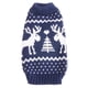 thumbnail image 1 of Suéter transpirable navideño para mascotas, abrigo cálido, disfraz de invierno para mascotas. Azul, 1 of 9