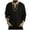 Black, variant on VERUGU Mens Lightweight Breathable Casual Fashion Shirt Solid Color Long Sleeve V-Neck Fit Summer Loose Comfortable Blouse Black XXL