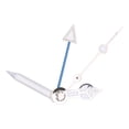 thumbnail image 4 of Manecillas luminosas para reloj, hora, minuto, segundero, accesorios de reloj para movimiento 3186, manecilla azul luminosa, 4 of 14