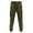 Army Green, variant on Mens Casual Cargo Pants Workout Joggers Stretch Sweatpants Elastic Drawstring Comfortable Woven Fabric