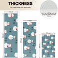 thumbnail image 4 of Blue Christmas Snowman Pattern Kitchen Rugs Sets Of 3,Kitchen Runner Rugs Non Skid Washable,Decorative Kitchen Floor Mats for Kitchen,Sink,Laundry,17"x30"+ 17"x47" + 17"x59", 4 of 6