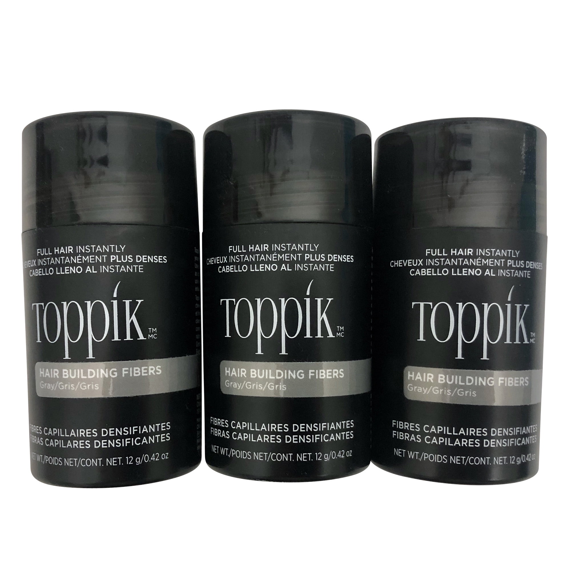Toppik Hair Building Fibers Gray Trio 0.42 OZ Each Walmart Canada