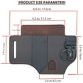 thumbnail image 5 of SAYLITA Leather Sheath for Belt, Tool Leather Sheath for Knife, Knife Leather Sheath for men, Multitool Sheath for Leatherman, Flashlight Holster EDC Pocket Organizer with Key Holder, 5 of 7