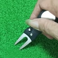 thumbnail image 3 of EeaseCA 2 Pcs Poignée en Acier Inoxydable Outil de Réparation de Gazon de Golf Fourche, 3 of 7
