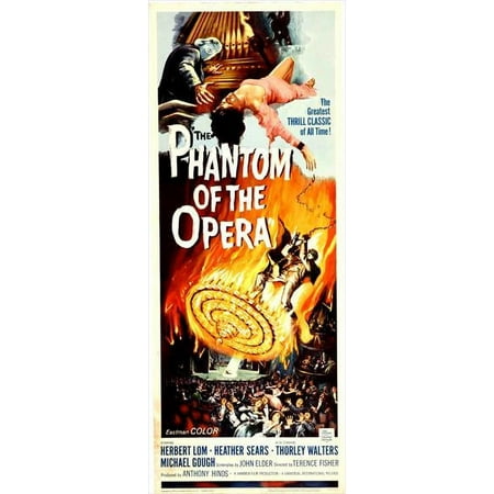 UPC: 0671863501807 | The Phantom of the Opera – movie POSTER (Insert Style A) (14  x 36 ) (1962)
