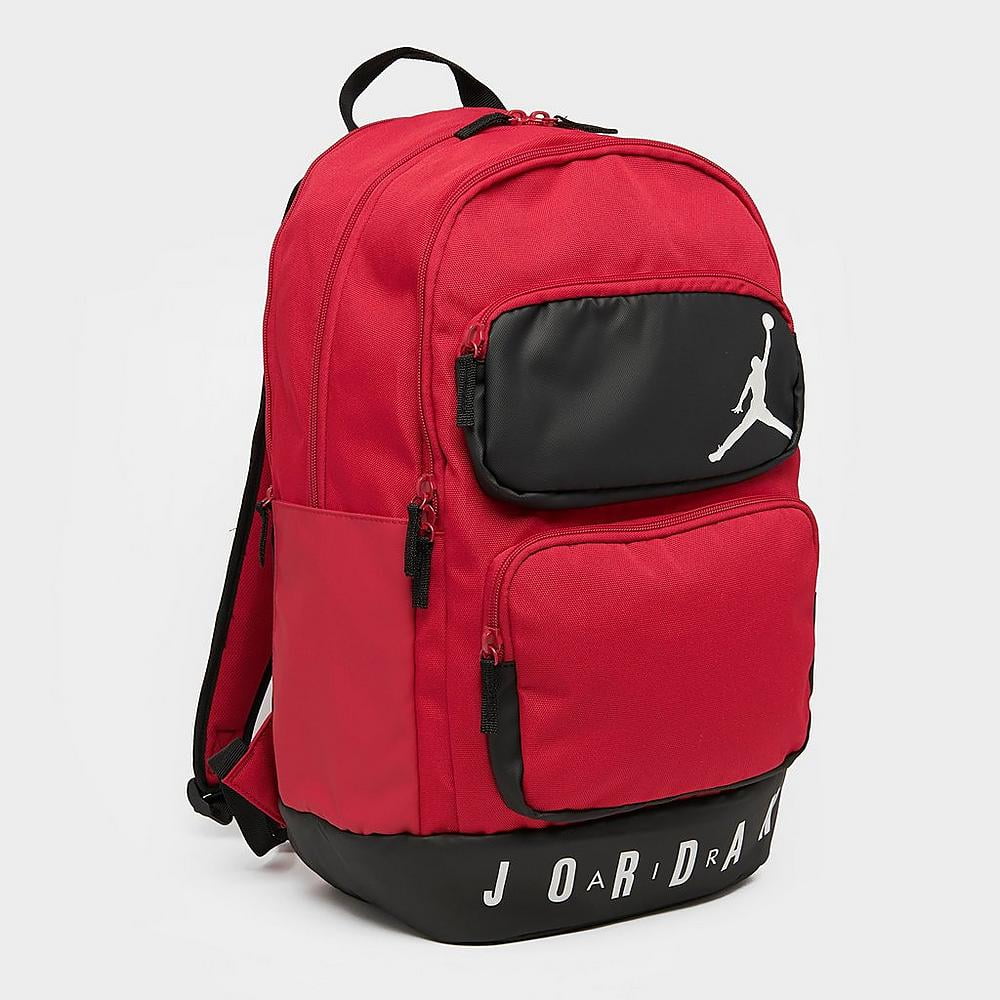 jordan black and red backpack