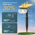 thumbnail image 2 of Focos solares Linkind StarRay para exteriores IP67, paquete de 2, 2 of 9