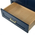 thumbnail image 6 of 36'' Bathroom Vanity with Sink, Freestanding Bathroom Cabinet with 4 Drawers and Soft-closing Hinge, Modern Bathroom Vanity with Wood Frame, Painted Finish, 6 of 9