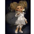 thumbnail image 1 of Cuadros Decorativos DIY 5D dibujos animados niña pequeña taladro redondo completo diamante pintura ilustraciones decoración del hogar JShteea Nuevos Originales, 1 of 5
