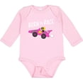 thumbnail image 3 of Inktastic Born to Race- Pink Race Car Boys or Girls Long Sleeve Baby Bodysuit, 3 of 5