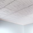 thumbnail image 2 of FASÄDE Dunes Horizontal Decorative Vinyl 2ft x 2ft Glue Up Ceiling Panel in Matte White (5 Pack), 2 of 5