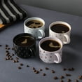 thumbnail image 4 of Thyme & Table 11.1 fl oz Assorted Celestial Stoneware Stacking Mugs with Wire Rack, Set of 4, 4 of 5