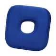 thumbnail image 2 of lingqin Ear Piercing Pillow Pierced Ears Support Breathable Ergonomic Washable Polyester blue square, 2 of 9
