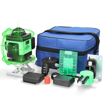 

Multifunctional 16 Lines Level 3° Self-leveling Machine Rechargeable Lithium Battery Leveling Tool Omnidirectional Ground Wall Sticker Home Improvement Tools Set