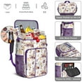 thumbnail image 5 of Farmhouse Romantic Rose and Peony Insulated Cooler Backpack - 20L Durable & Lightweight for Parties, 5 of 6
