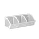 thumbnail image 4 of Cesta colgante organizadora de cocina, versátil y elegante, cesta de almacenamiento para guardar ajos. Cuadrícula blanca 3, 4 of 9