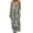 Light Green, variant on Boho Spaghetti Straps Maxi Dresses for Women Fashion Casual Printed Scoop Neck Sleeveless Backless 2026 Beach Vacation Breathable Flowy Long Dress Red XXL