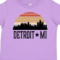 thumbnail image 4 of Inktastic Detroit Michigan Skyline Retro Boys or Girls Toddler T-Shirt, 4 of 5