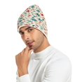 thumbnail image 6 of BZSMCE Winter Beanie Hats Casual Warm Cozy CapWhimsical Holiday Confetti Pattern, 6 of 7