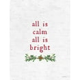 thumbnail image 2 of Lettered and Lined 15x18 Gold Ornate Wood Framed with Double Matting Museum Art Print Titled - All is Calm, 2 of 4