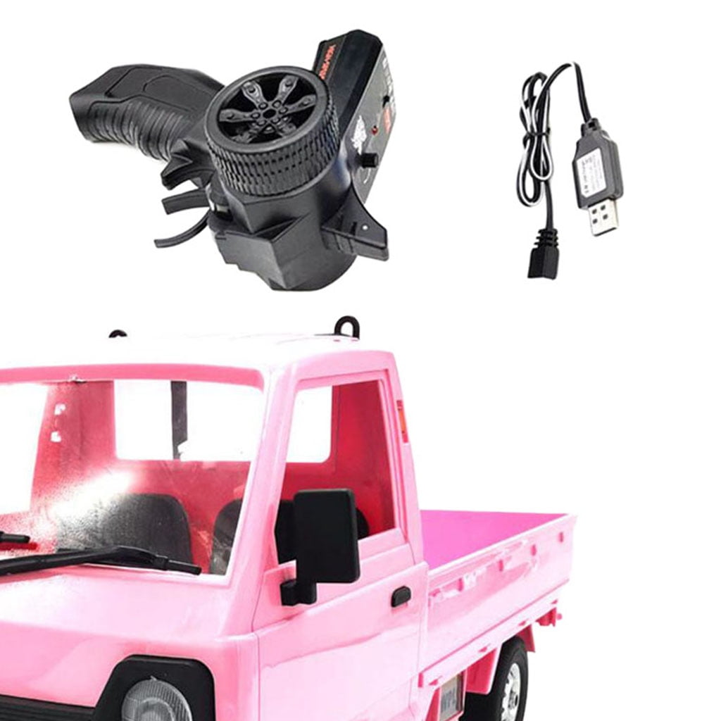 WPL RC Truck Scale 4WD 260 Motor with 1-3 Battery Electric Hobby Toys pink 1
