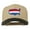 Black Khaki, variant on United States Map Embroidered Cap - Navy Khaki OSFM