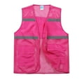 thumbnail image 1 of Men's Fashion Solid Color Reflective Mesh Vest, 1 of 3
