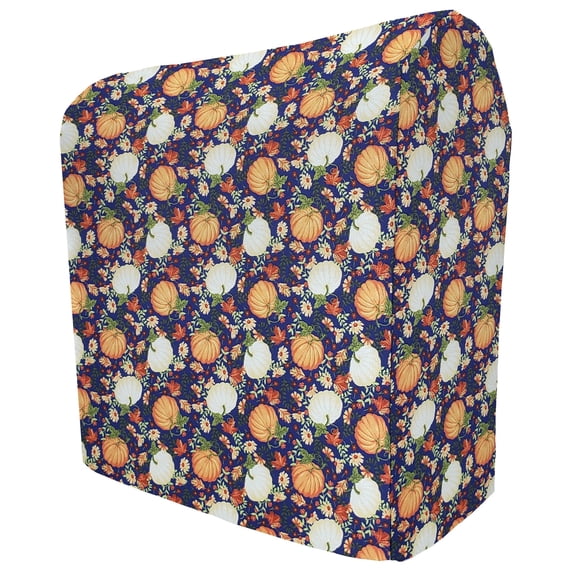 Fall Harvest Cover Compatible with Ninja Slushi Professional Frozen Drink Maker by Penny's Needful Things (Regular) (Pumpkins on Purple)