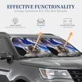 thumbnail image 4 of Haiem Astronaut In Outer Space Windshield Sun Shade: Universal Foldable 2-Piece Car Front Window Sunshade - Blocks Uv Rays, And Reduces Heat,Essential Car Accessory Large, 4 of 7