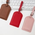 thumbnail image 6 of PU Leather Luggage Tags Bridal Suitcase Tag Wedding Honeymoon Gifts for Women Men Couples, 6 of 9