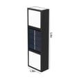 thumbnail image 3 of Popular!Luz de pared solar decoración al aire libre jardín patio hogar luz de pared impermeable arriba y abajo luminosa luz de pared decorativa al aire libre, 3 of 3